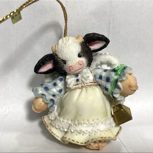 Mary’s Moo Moos 1994 Cow Angel Christmas Ornament with Bell